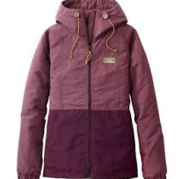 Ll bean Mountain Classic Full-Zip Jacket medium hooded - Picture 4 of 4